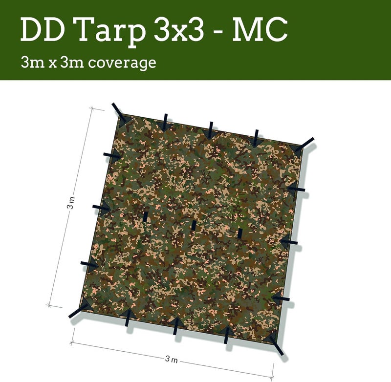DD HAMMOCKS - DD Tarp 3x3 - MC: 10ft x 10ft - Image 5